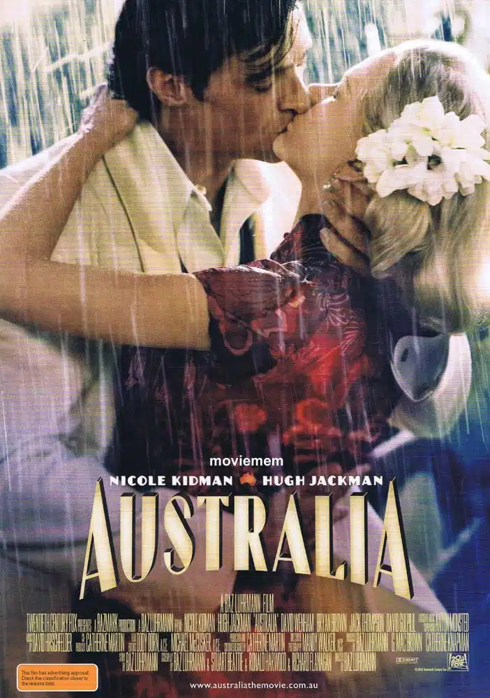 AUSTRALIA Original Mini Daybill Movie Poster Nicole Kidman Hugh Jackman B