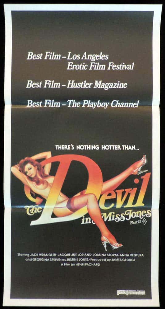 THE DEVIL IN MISS JONES PART II Original Daybill Movie Poster Georgina Spelvin