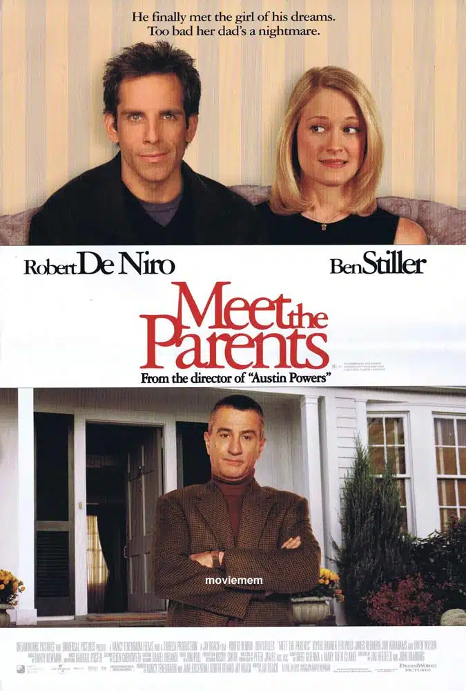 MEET THE PARENTS Original DS Daybill Movie Poster Robert De Niro Ben Stiller Blythe Danner
