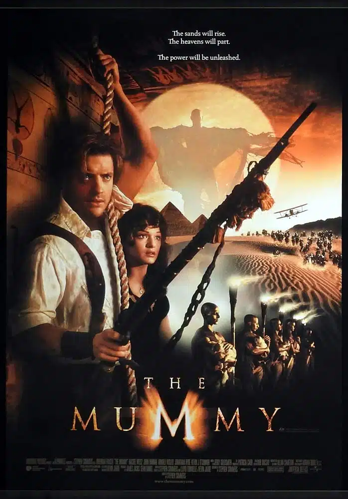 THE MUMMY Original Rolled DS One sheet Movie poster Brendan Fraser Rachel Weisz John Hannah