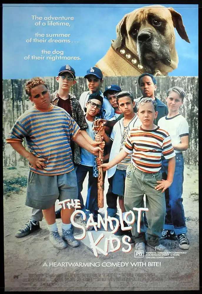 THE SANDLOT KIDS Original ADVANCE One sheet Movie poster Tom Guiry Mike Vitar