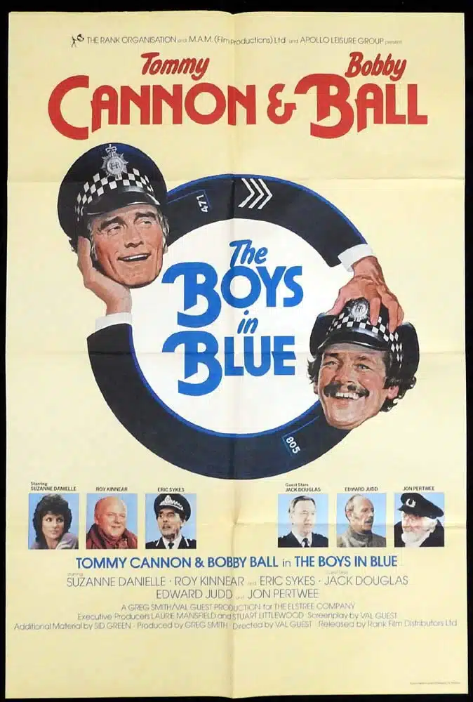 THE BOYS IN BLUE Original British One Sheet Movie Poster Tommy Cannon Bobby Ball