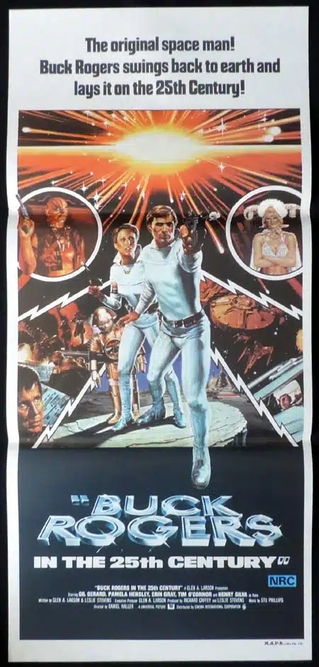 BUCK ROGERS IN THE 25th CENTURY Original Daybill Movie poster Gil Gerard Sci Fi