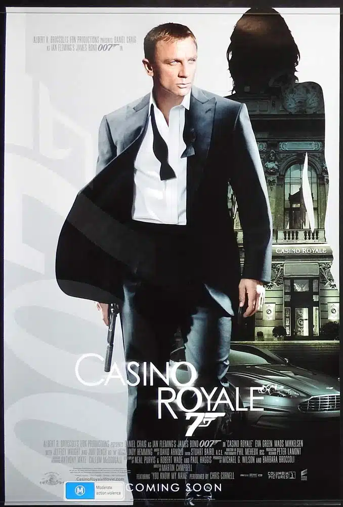 CASINO ROYALE Rolled Adv DS AU One sheet Movie poster Daniel Craig James Bond