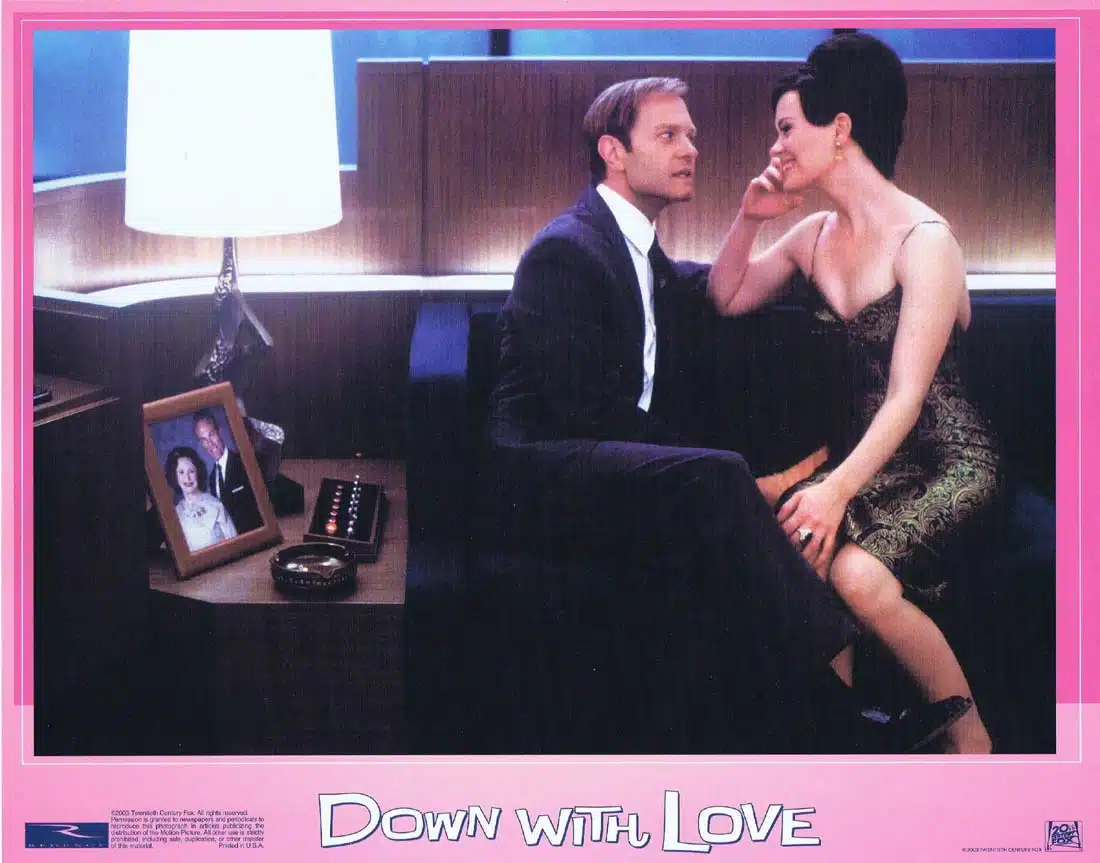DOWN WITH LOVE Original Lobby Card 3 Renee Zellweger Ewan McGregor