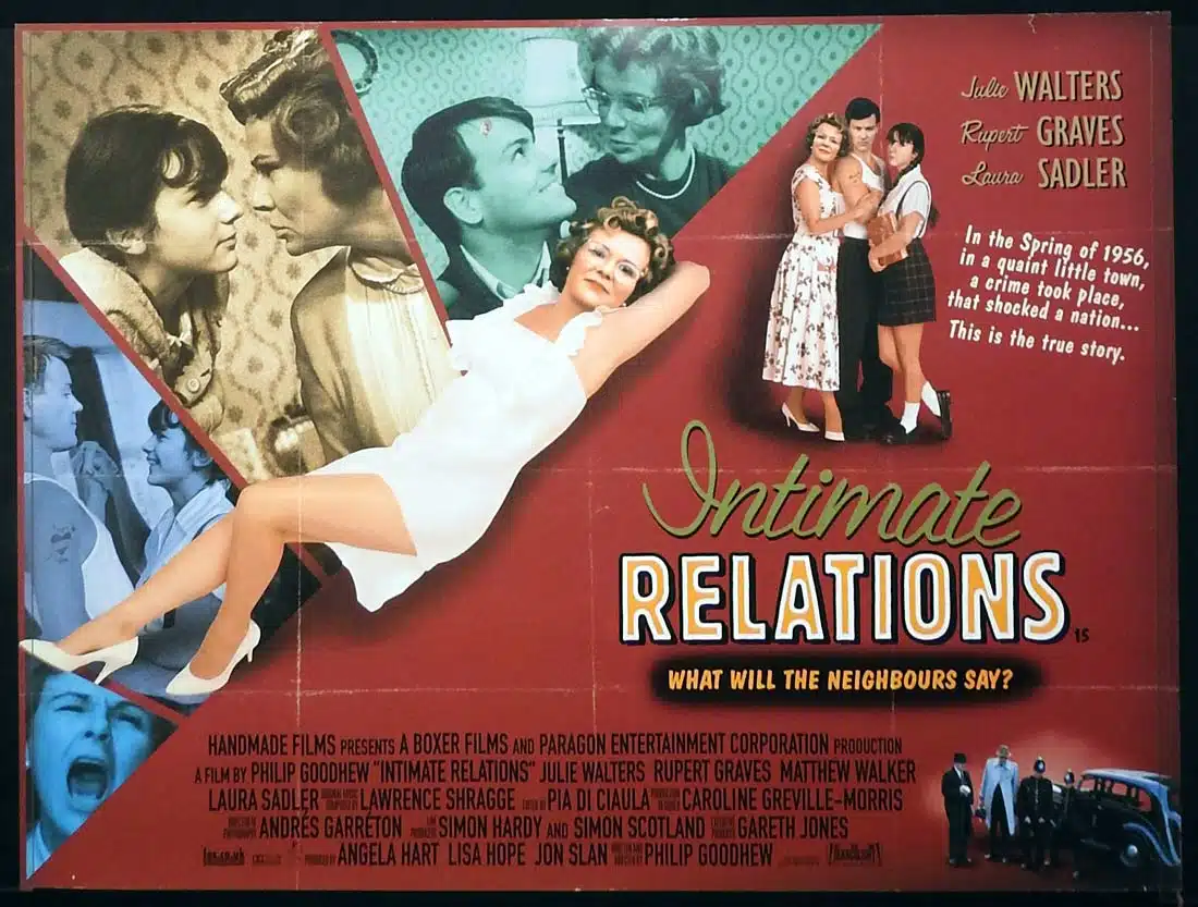 INTIMATE RELATIONS Original DS British Quad Movie Poster Julie Walters Rupert Graves