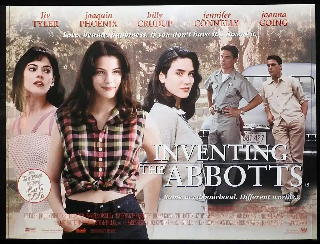 INVENTING THE ABBOTTS Original British Quad Movie Poster Liv Tyler Joaquin Phoenix