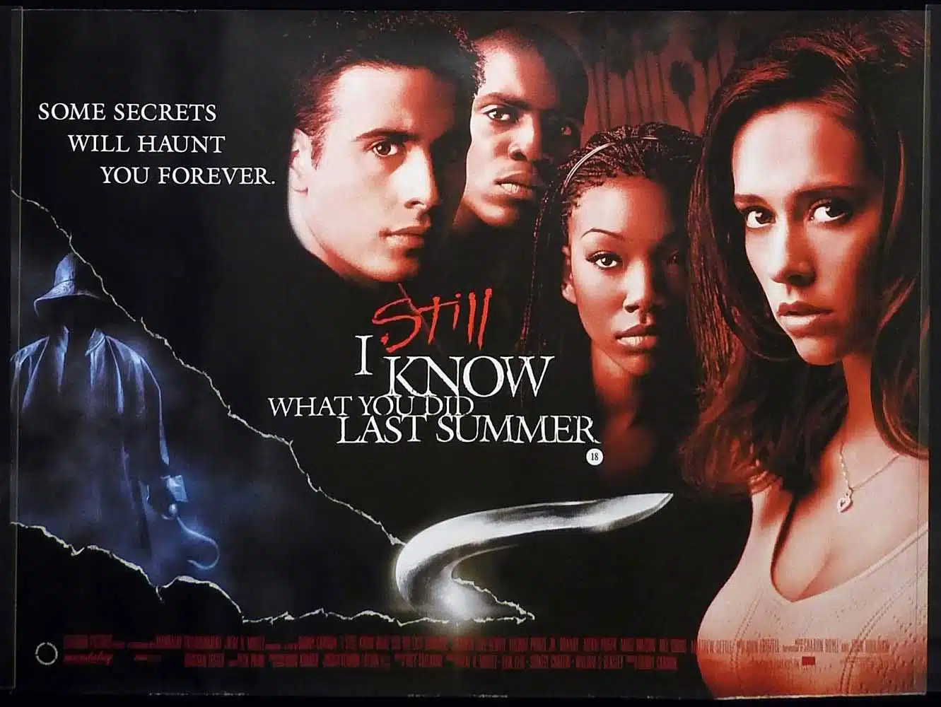 I STILL KNOW WHAT YOU DID LAST SUMMER Original British Quad Movie Poster Jennifer Love Hewitt