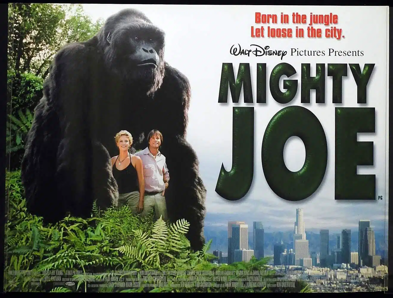 MIGHTY JOE YOUNG Original DS British Quad Movie Poster Bill Paxton Charlize Theron