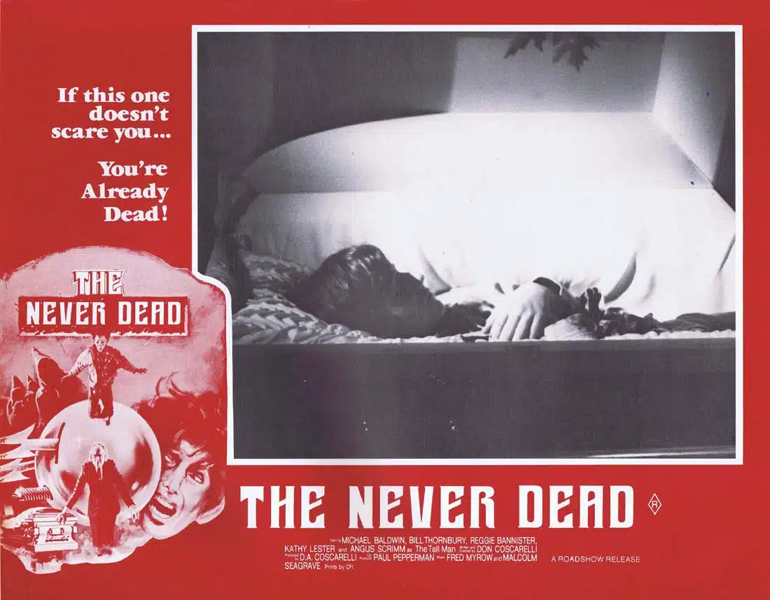 PHANTASM aka THE NEVER DEAD Original Lobby Card 1 Horror Sci Fi Don Coscarelli