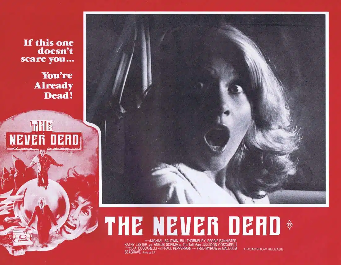 PHANTASM aka THE NEVER DEAD Original Lobby Card 2 Horror Sci Fi Don Coscarelli