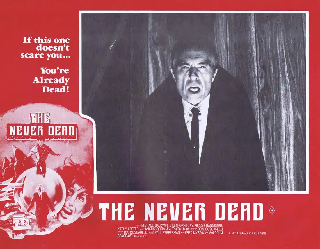 PHANTASM aka THE NEVER DEAD Original Lobby Card 4 Horror Sci Fi Don Coscarelli