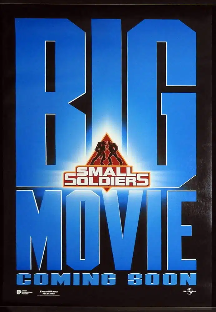 SMALL SOLDIERS Original ADV DS One Sheet Movie Poster Kirsten Dunst Gregory Smith