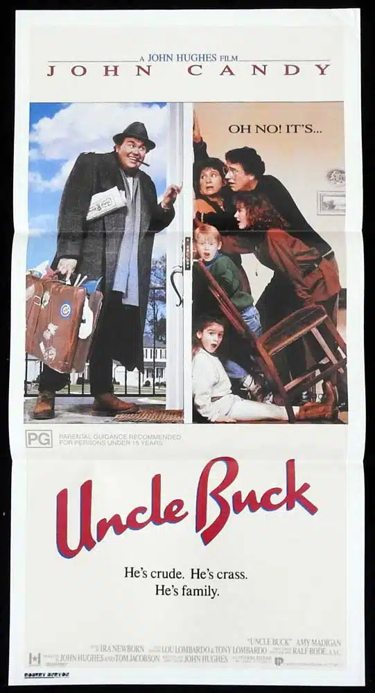 UNCLE BUCK Original Daybill Movie Poster John Candy Macaulay Culkin