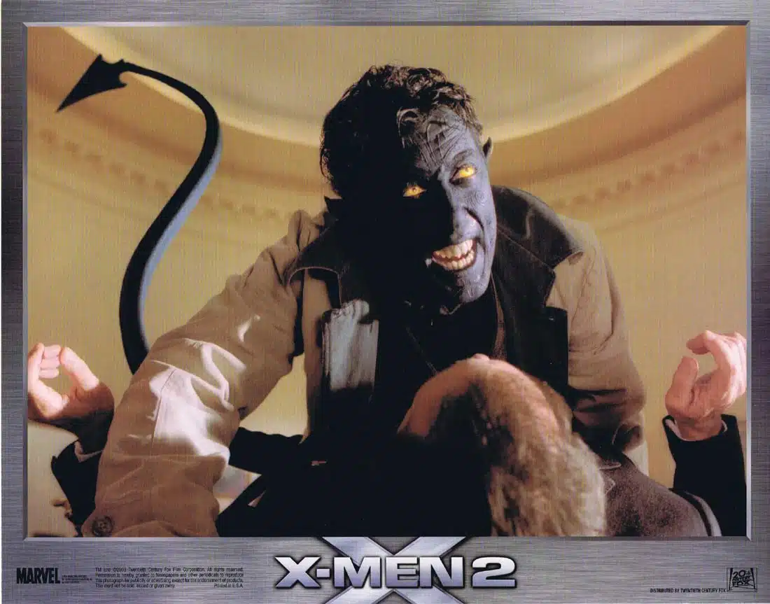 X-MEN 2 Original Lobby Card 2 Hugh Jackman Halle Berry Patrick Stewart X MEN