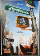 ZOOTOPIA Original DS PRINTERS PROOF One sheet Movie Poster 2016 Very Rare