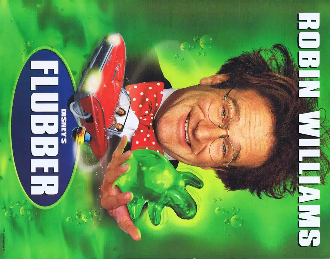 FLUBBER Original Title Lobby Card Robin Williams Marcia Gay Harden