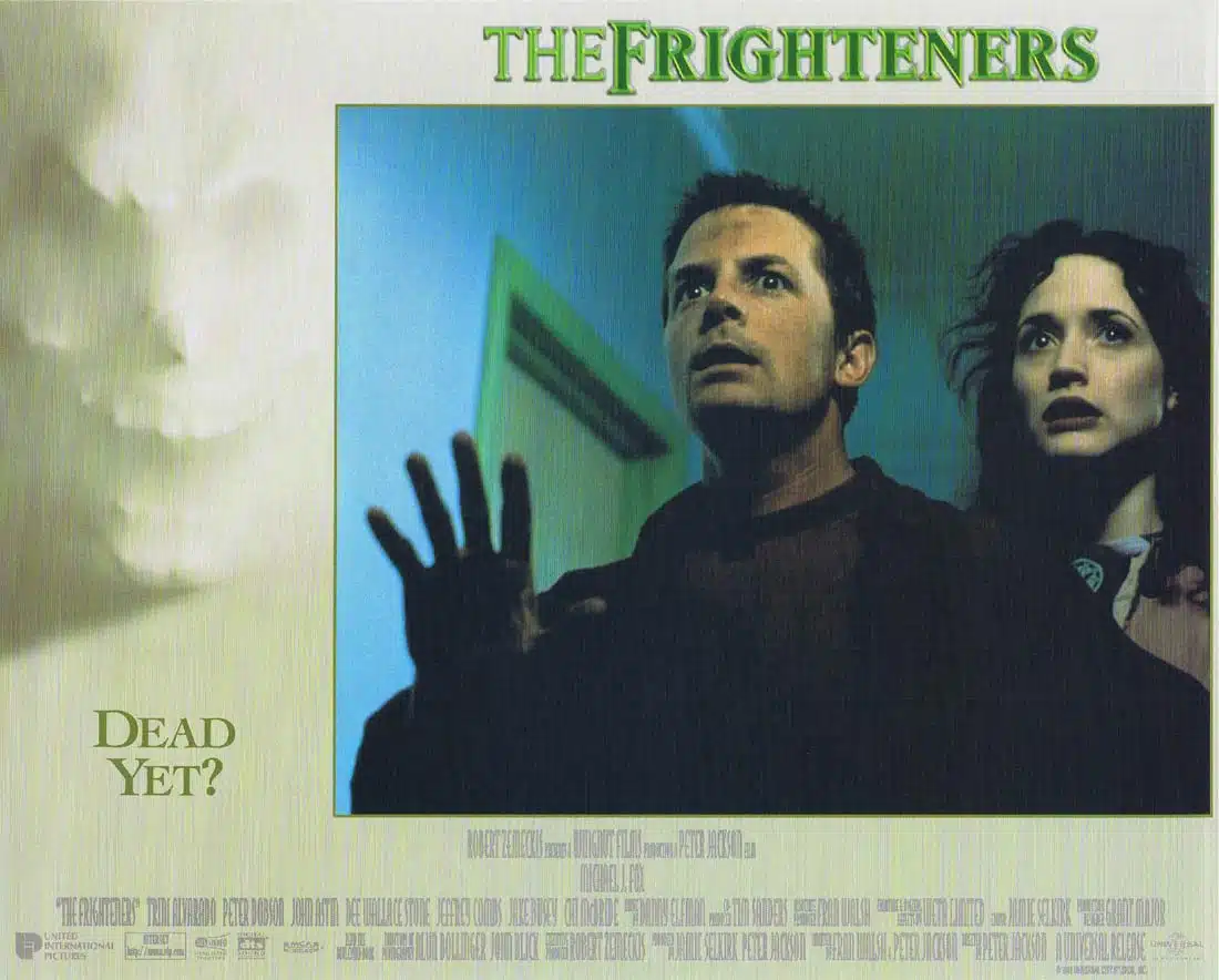THE FRIGHTENERS Original Lobby Card 2 Michael J. Fox Peter Jackson Horror