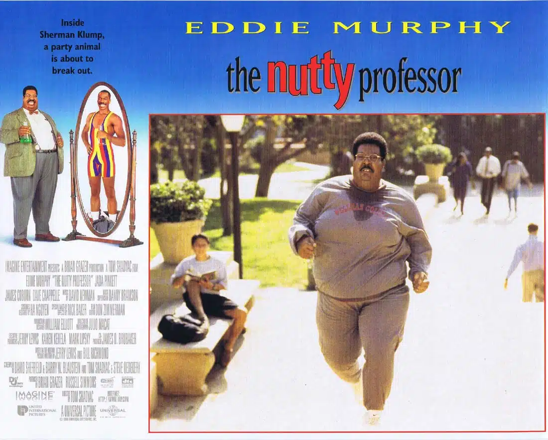 THE NUTTY PROFESSOR Original Lobby Card 5 Eddie Murphy Jada Pinkett