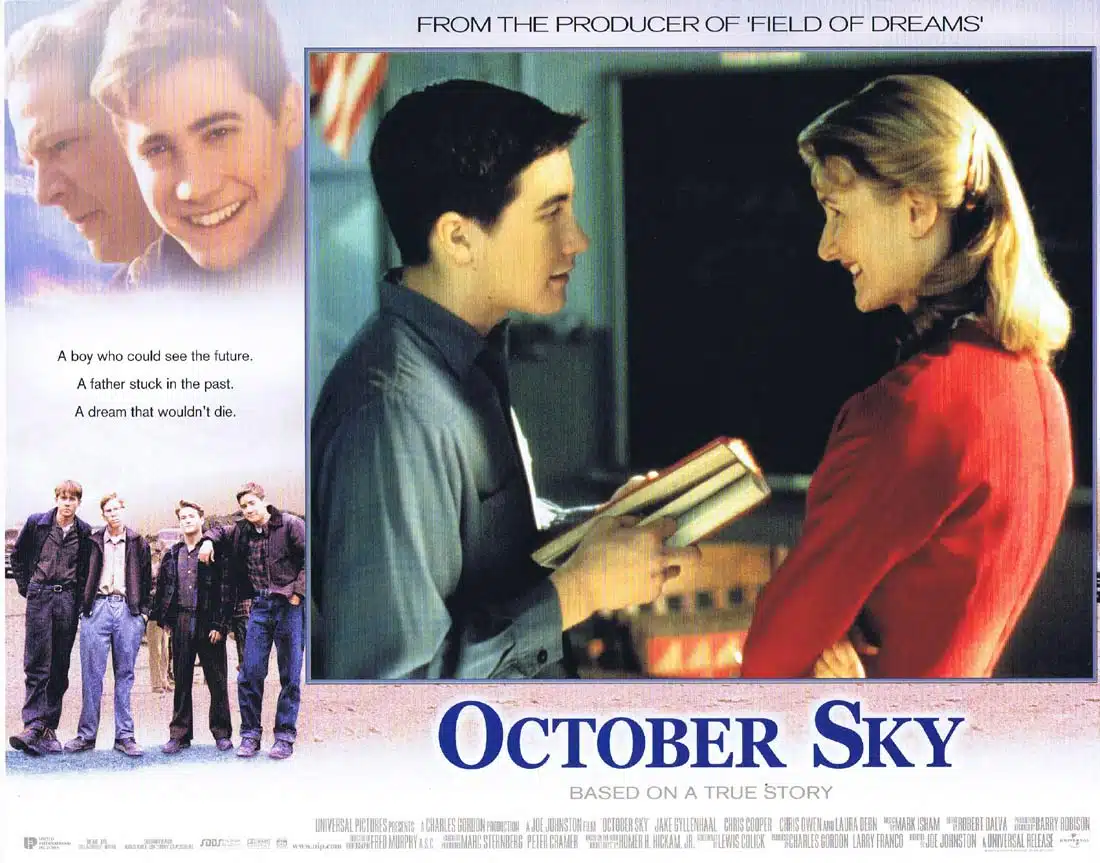 OCTOBER SKY Original Lobby Card 5 Jake Gyllenhaal Chris Cooper