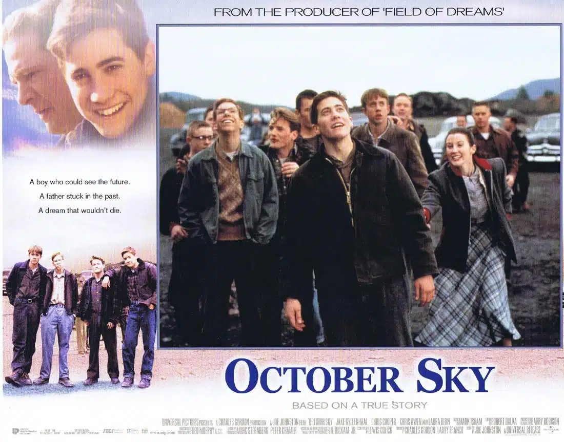 OCTOBER SKY Original Lobby Card 7 Jake Gyllenhaal Chris Cooper