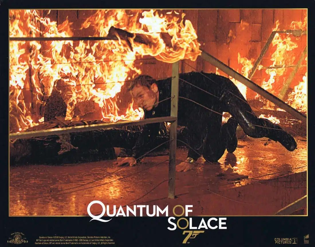 QUANTUM OF SOLACE Original Lobby Card 12 Daniel Craig James Bond
