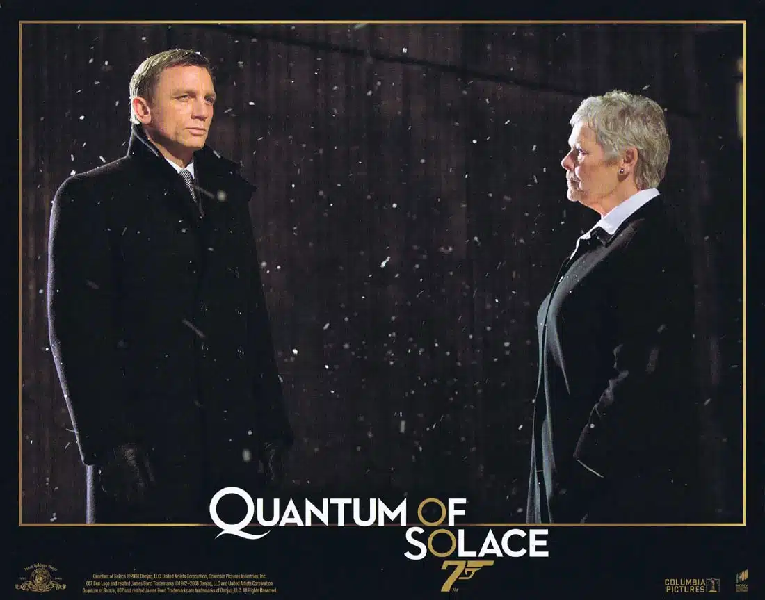 QUANTUM OF SOLACE Original Lobby Card 5 Daniel Craig James Bond