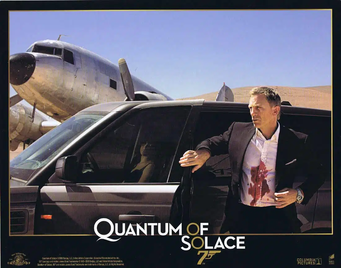 QUANTUM OF SOLACE Original Lobby Card 8 Daniel Craig James Bond