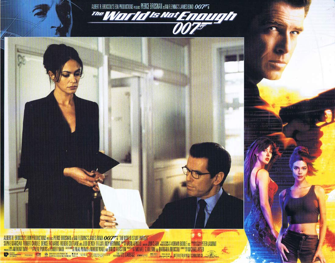 THE WORLD IS NOT ENOUGH Original Lobby Card 5 Pierce Brosnan as James Bond 007