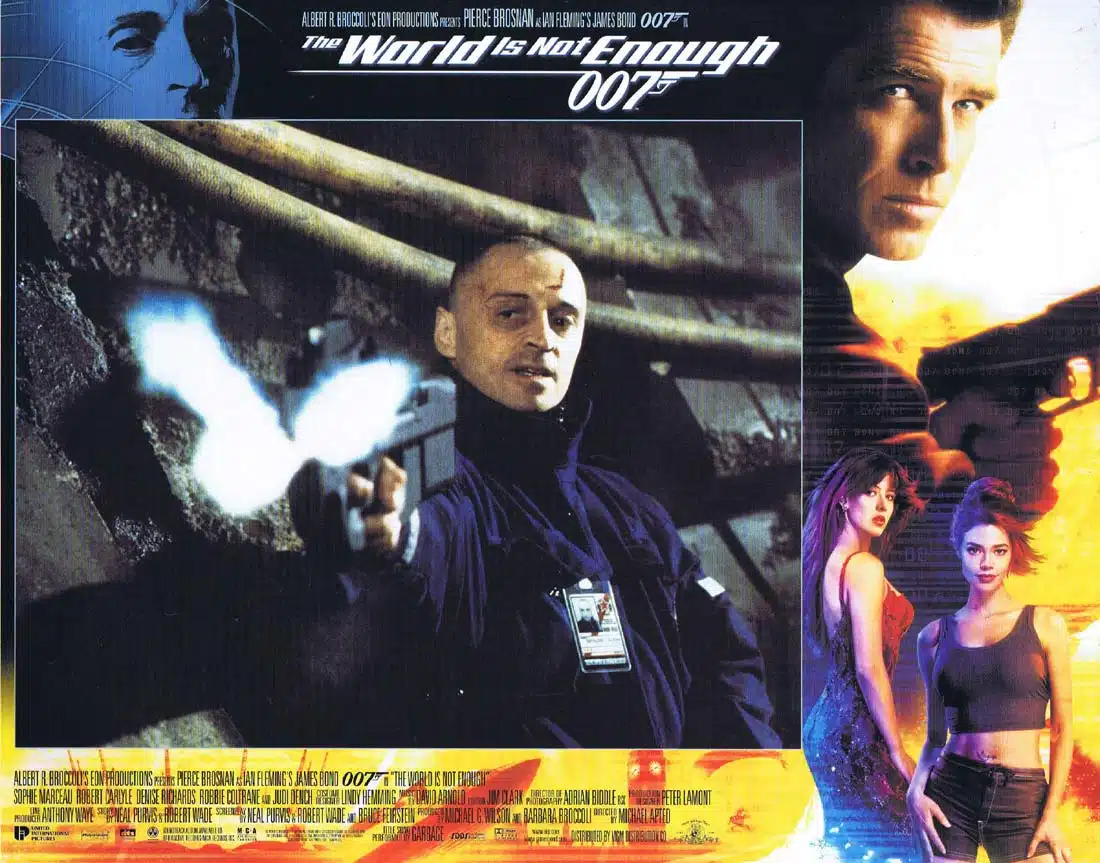 THE WORLD IS NOT ENOUGH Original Lobby Card 6 Pierce Brosnan as James Bond 007