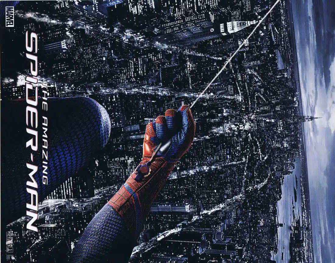THE AMAZING SPIDER-MAN Original Lobby Card 2 Andrew Garfield Emma Stone Spiderman