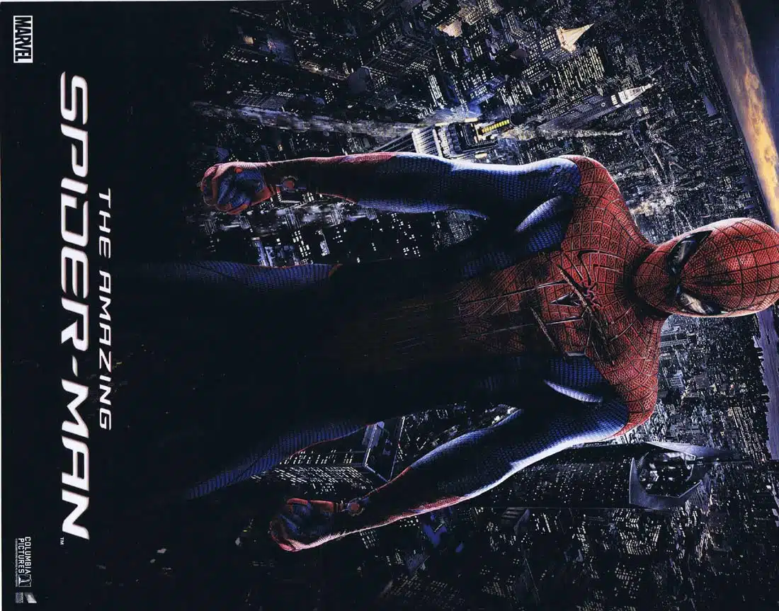 THE AMAZING SPIDER-MAN Original Lobby Card 4 Andrew Garfield Emma Stone Spiderman