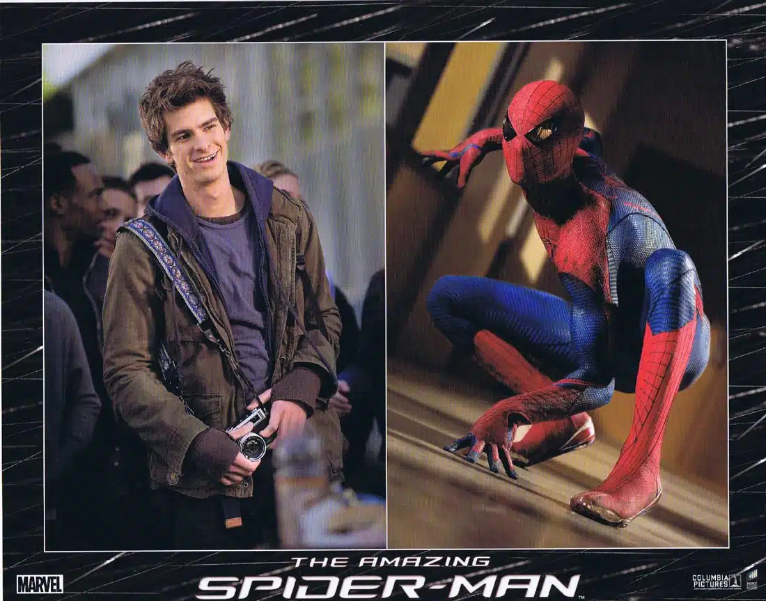 THE AMAZING SPIDER-MAN Original Lobby Card 9 Andrew Garfield Emma Stone Spiderman