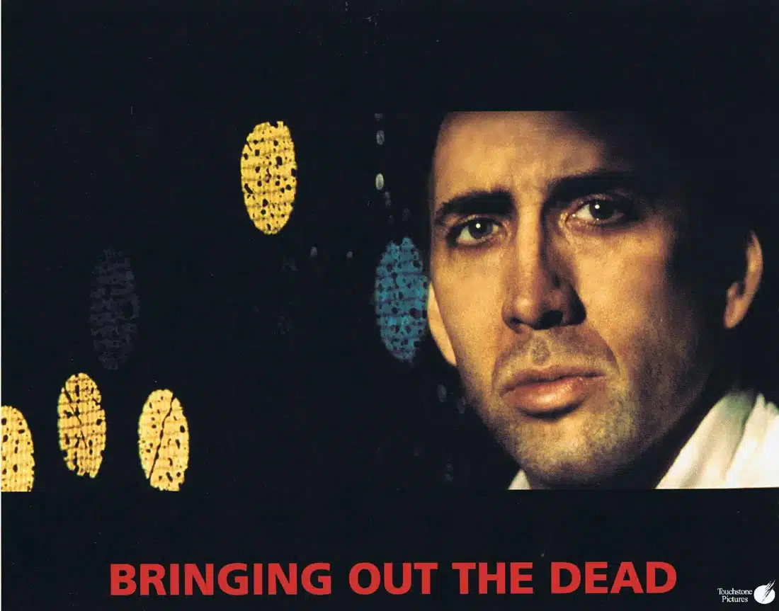 BRINGING OUT THE DEAD Original Lobby Card 5 Martin Scorsese Nicolas Cage Patricia Arquette