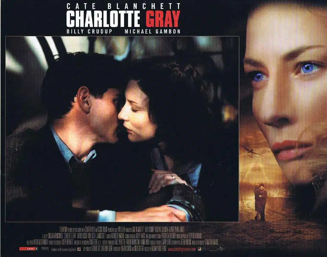 CHARLOTTE GRAY Original Lobby Card 3 Cate Blanchett Gillian Armstrong