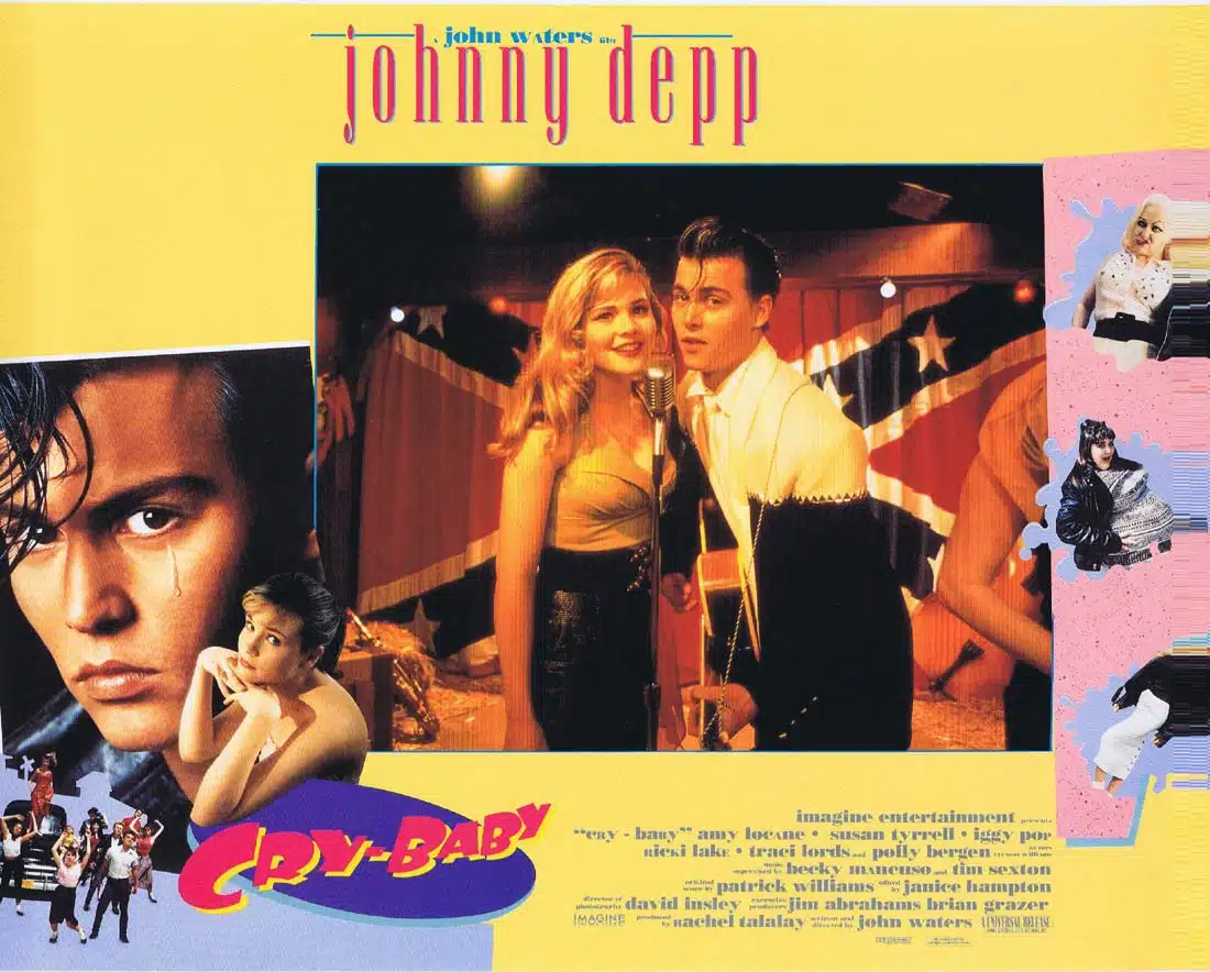 CRY BABY Original Lobby Card 5 Johnny Depp Amy Locane John Waters
