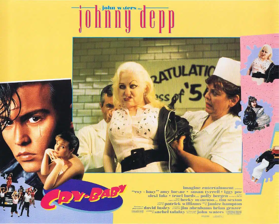 CRY BABY Original Lobby Card 6 Johnny Depp Amy Locane John Waters
