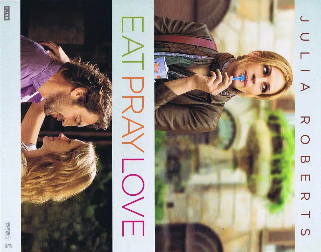 EAT PRAY LOVE Original Lobby Card 1 Julia Roberts James Franco