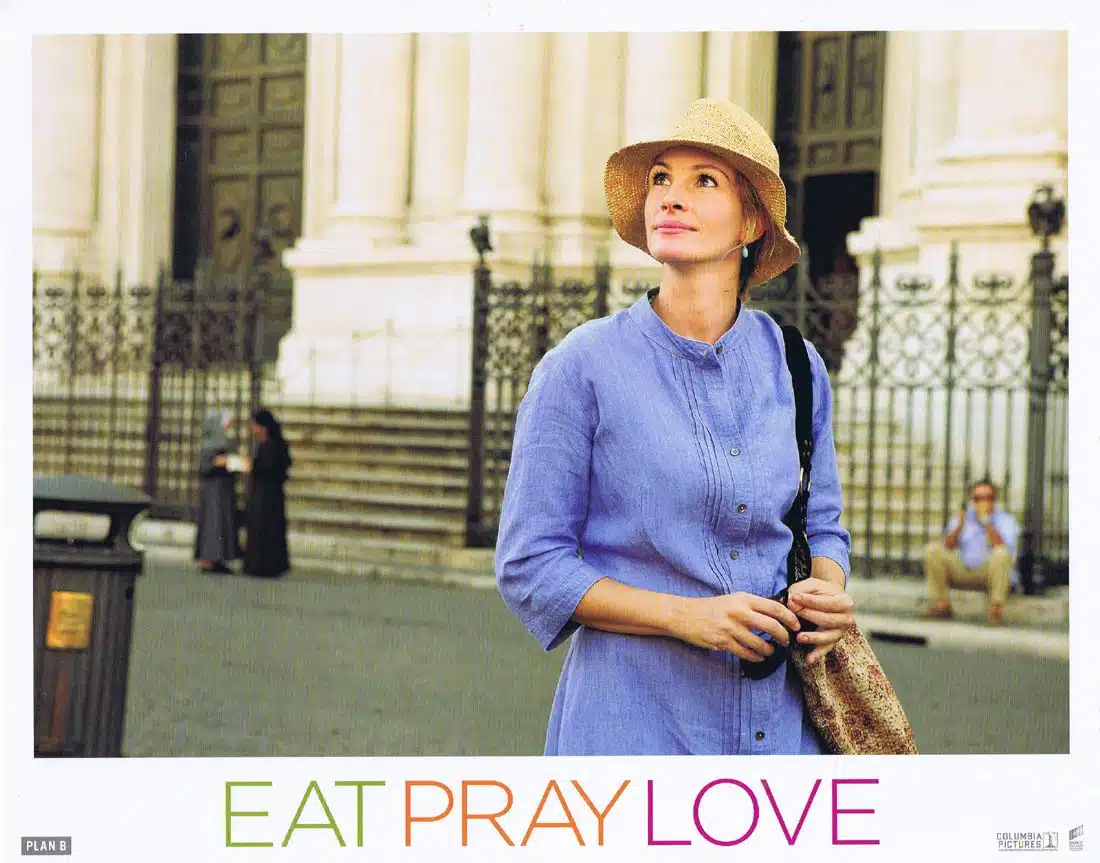 EAT PRAY LOVE Original Lobby Card 6 Julia Roberts James Franco