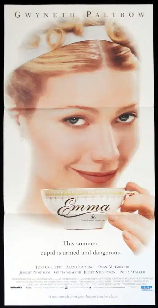 EMMA Original Daybill Movie Poster Gwyneth Paltrow Toni Collette Ewan McGregor