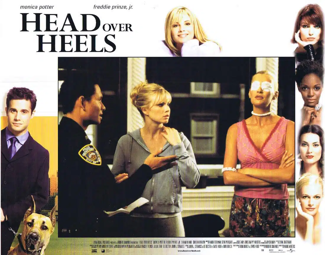 2001 - Head Over Heels | “Head Over Heels” (2001. USA.) Freddie Prinze Jr.  and Monica Potter's romantic comedy “Head Over Heels” opened to generally  unfavorable reviews and... | By Queer Cinema
