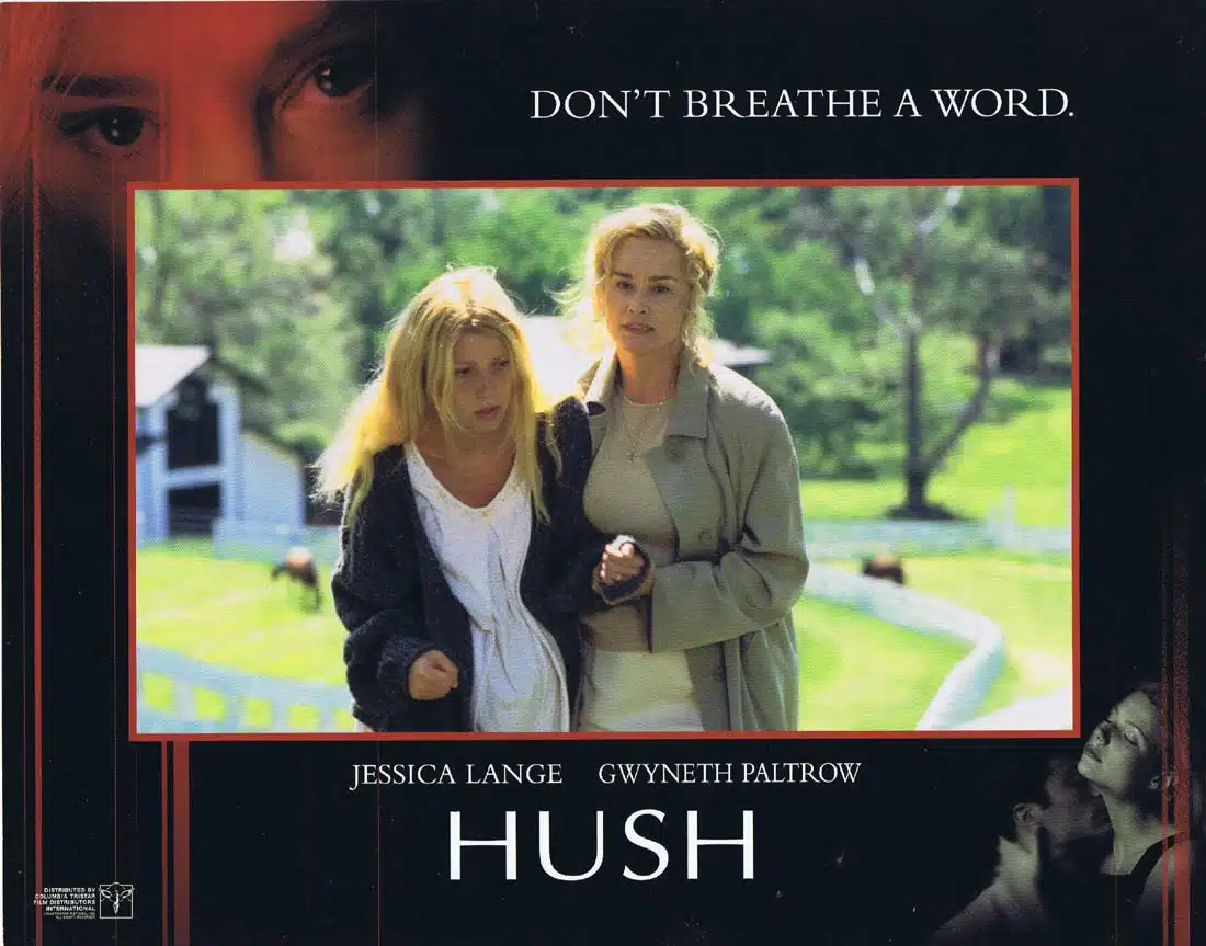 HUSH Original Lobby Card 2 Jessica Lange Gwyneth Paltrow Johnathon Schaech