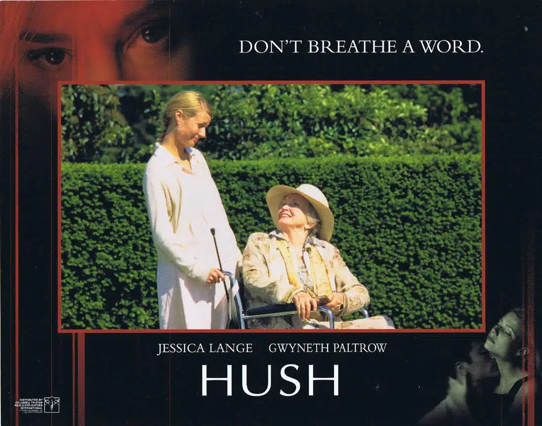 HUSH Original Lobby Card 3 Jessica Lange Gwyneth Paltrow Johnathon Schaech