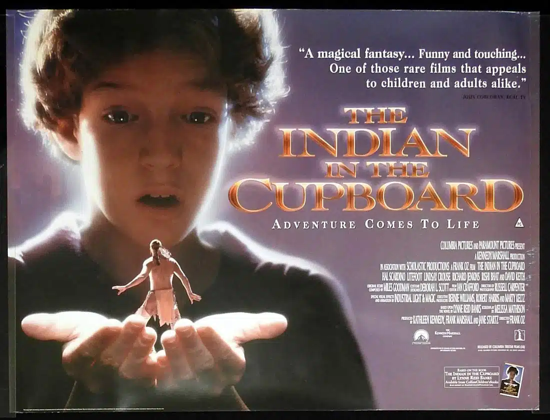 INDIAN IN THE CUPBOARD Original ROLLED British Quad Movie Poster Steve Coogan