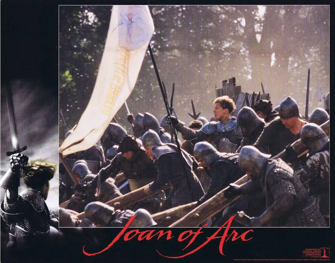 JOAN OF ARC Original Lobby Card 7 Milla Jovovich John Malkovich Faye Dunaway