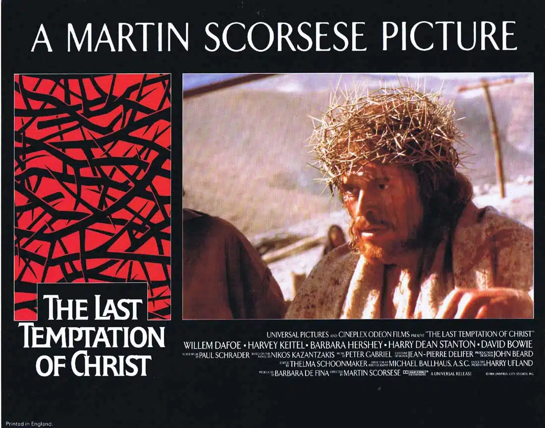 THE LAST TEMPTATION OF CHRIST Original Lobby Card 7 Harvey Keitel Martin Scorsese
