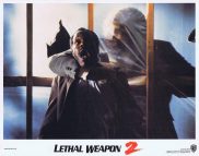 LETHAL WEAPON 2 Original Lobby Card 2 Mel Gibson Danny Glover Joe Pesci