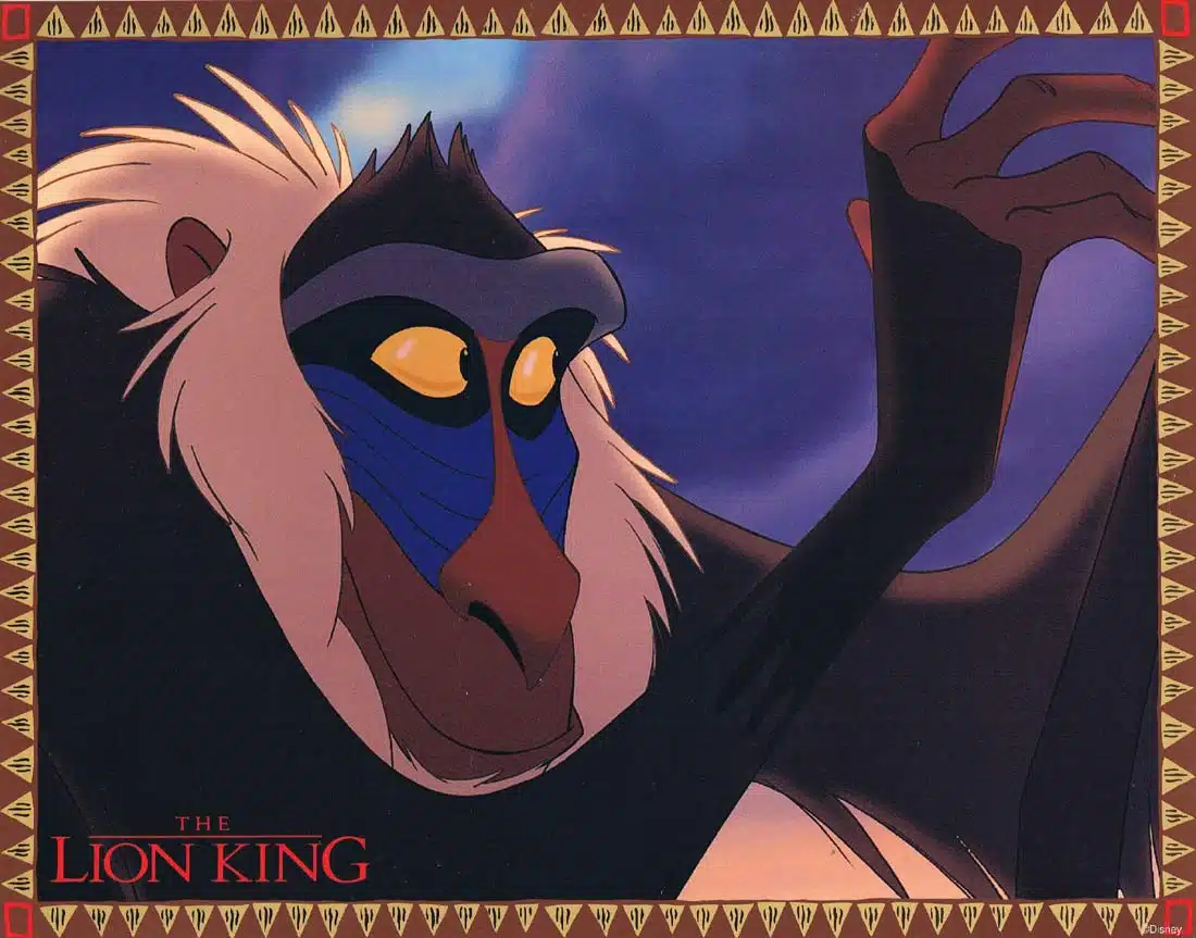 THE LION KING Lobby Card 7 Matthew Broderick Jonathan Taylor Thomas Disney