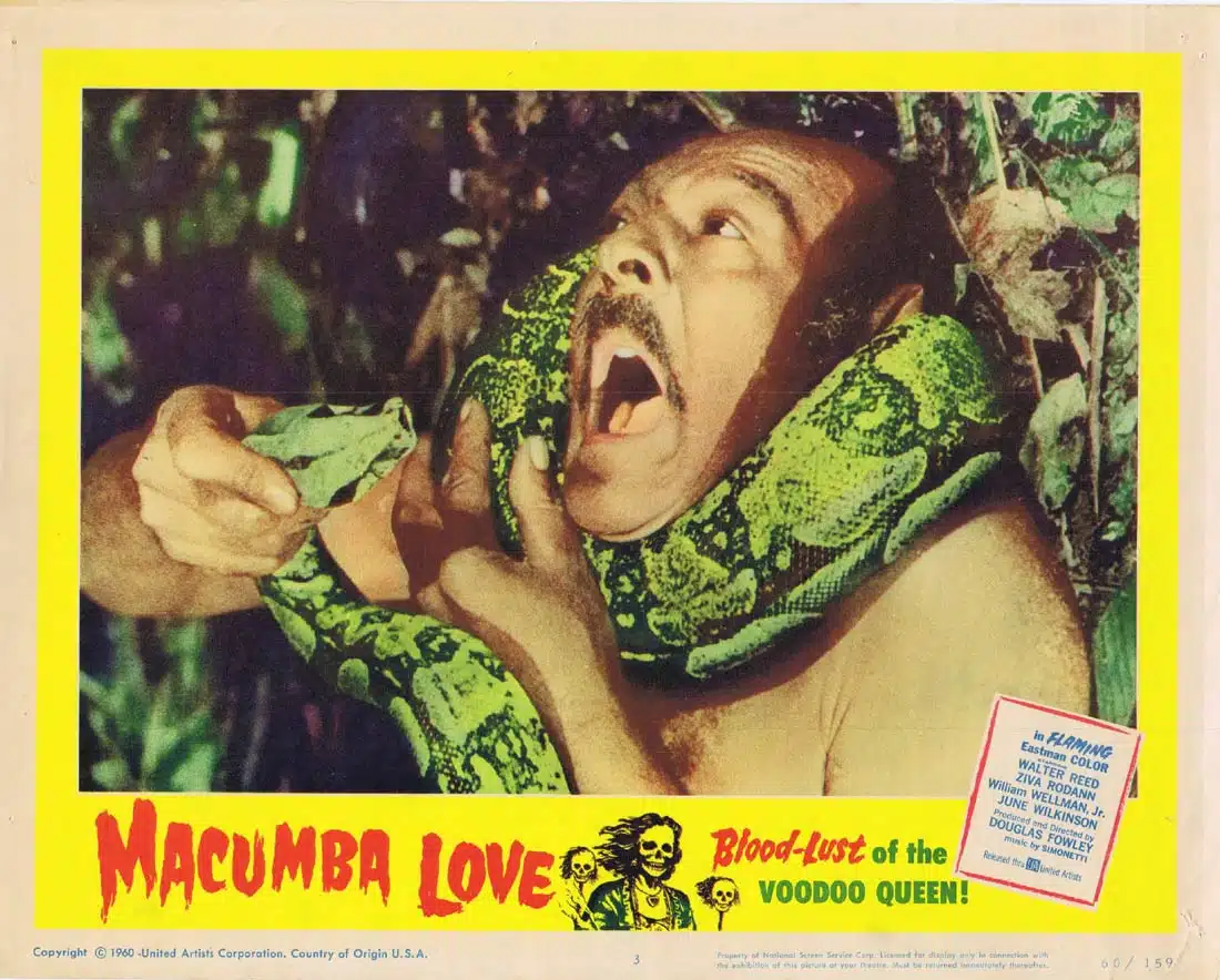 MACUMBA LOVE Lobby Card 3 Blood Lust of the Voodoo Queen