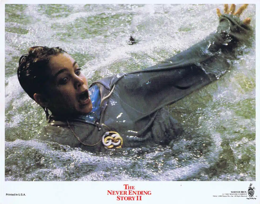 THE NEVER ENDING STORY II Original Lobby Card 1 Noah Hathaway Barret Oliver